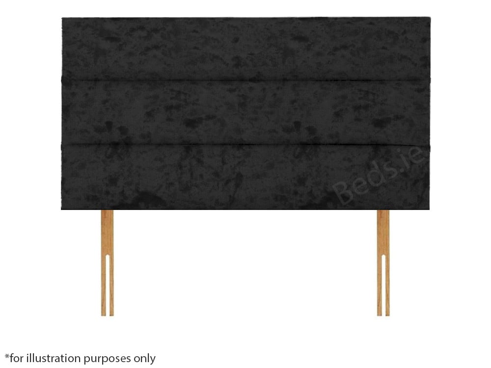 Apollo 6ft Plymouth Headboard - Glitz Black | Buy Online | Beds.ie