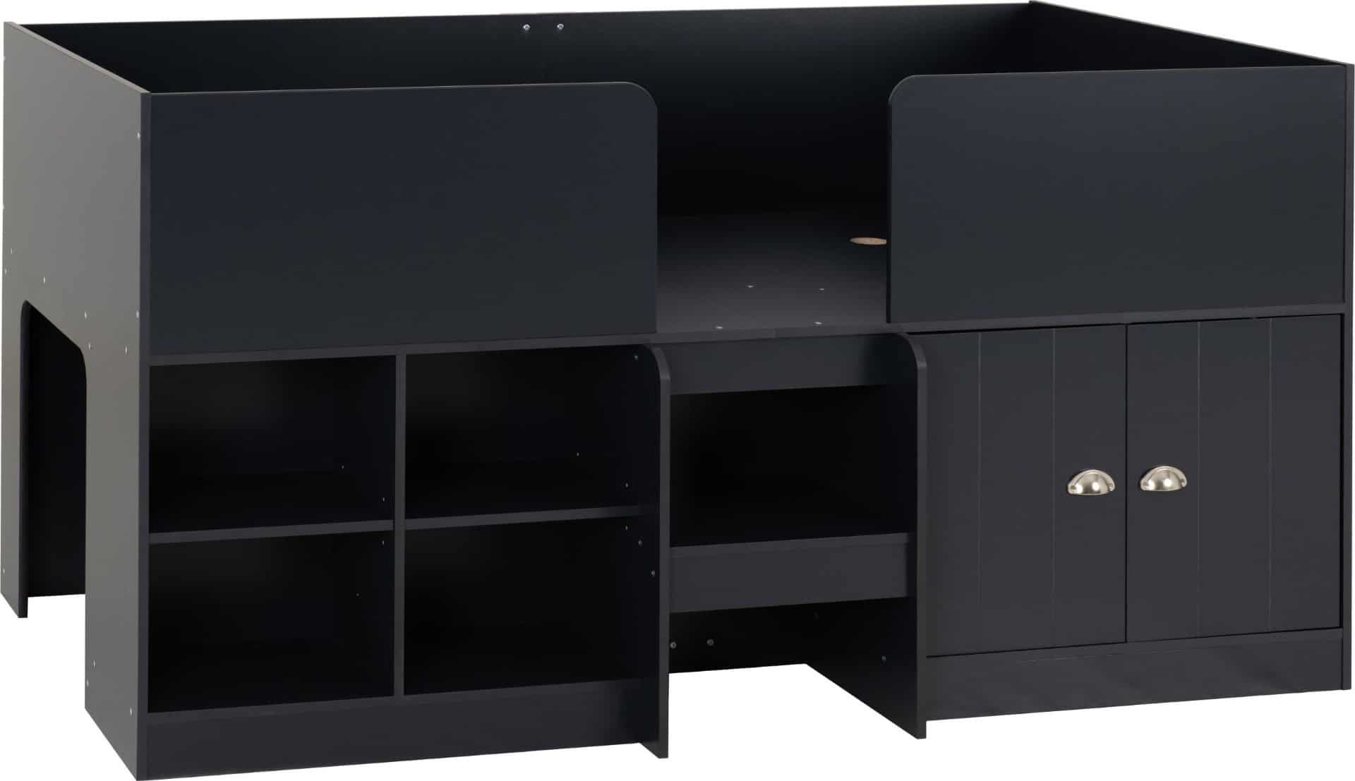Orlando Low Sleeper Bed - Dark Grey - Image 2