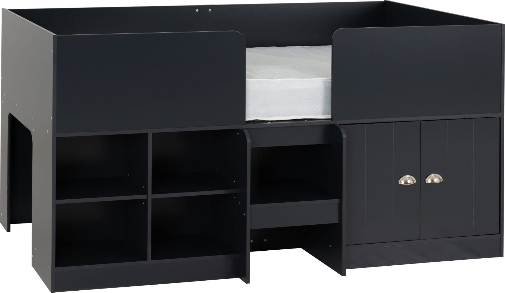 Orlando Low Sleeper Bed - Dark Grey - Image 3