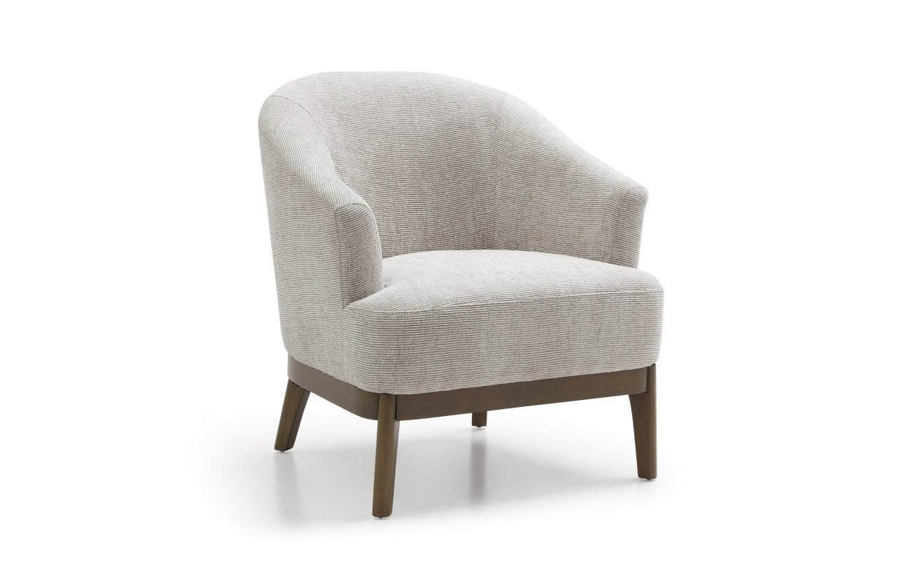 Ella Accent Chair - Natural Woven Chenille - Image 5