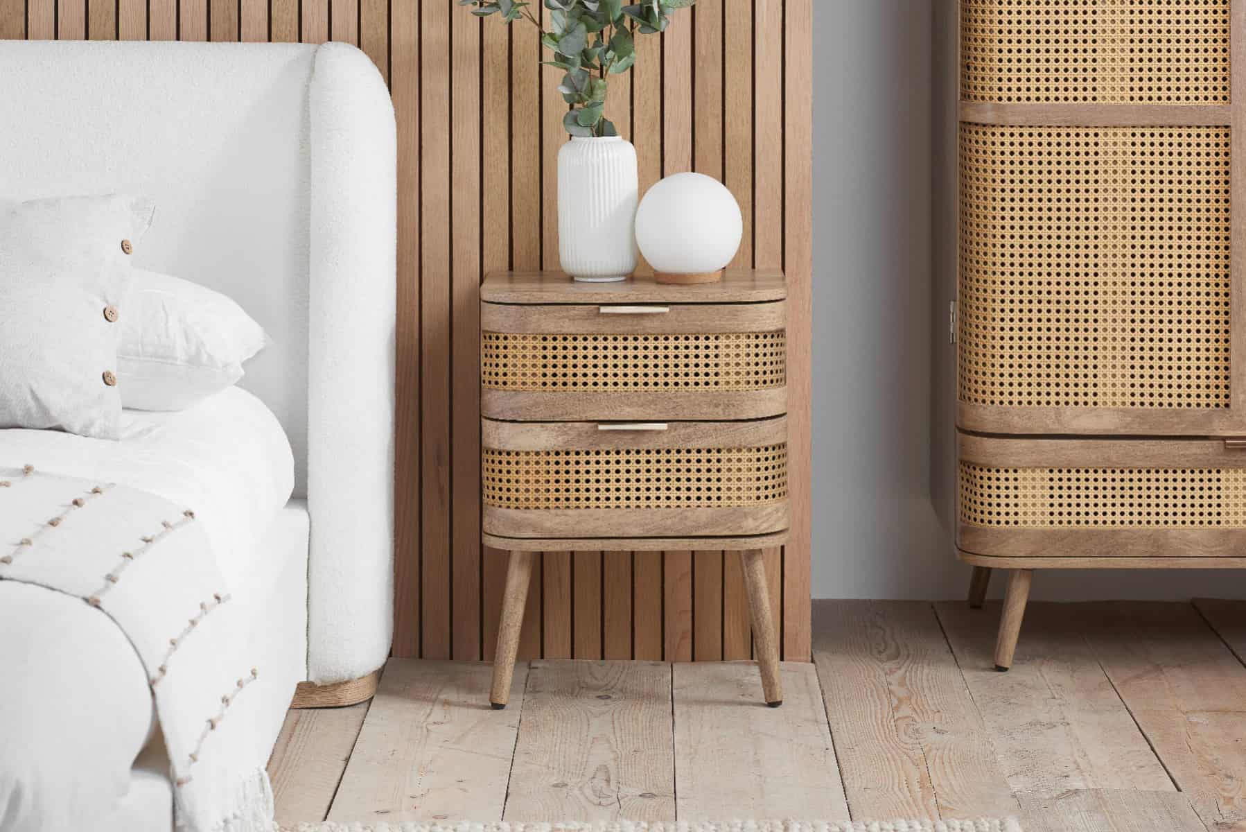 Noah 2 Drawer Bedside - Oak | Buy Online | Beds.ie