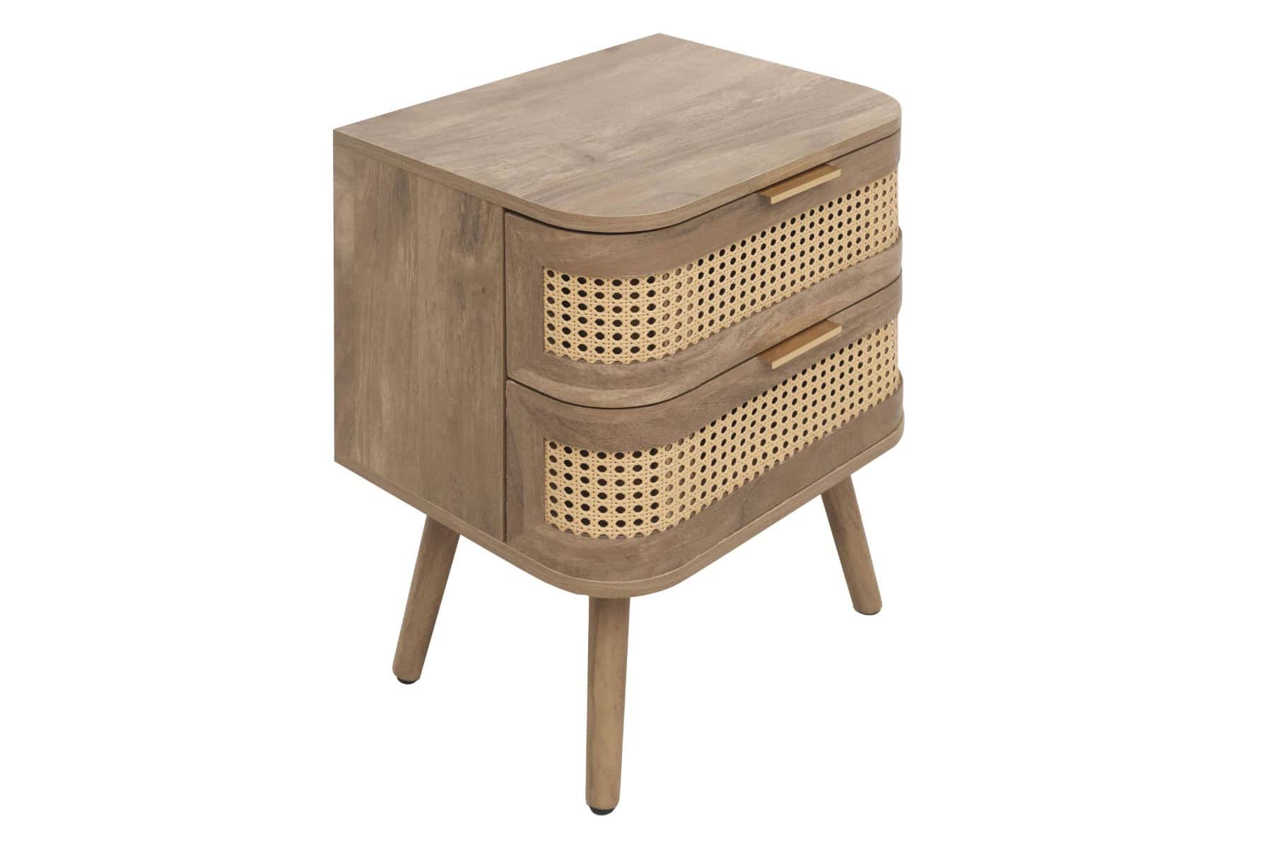Noah 2 Drawer Bedside - Oak - Image 5