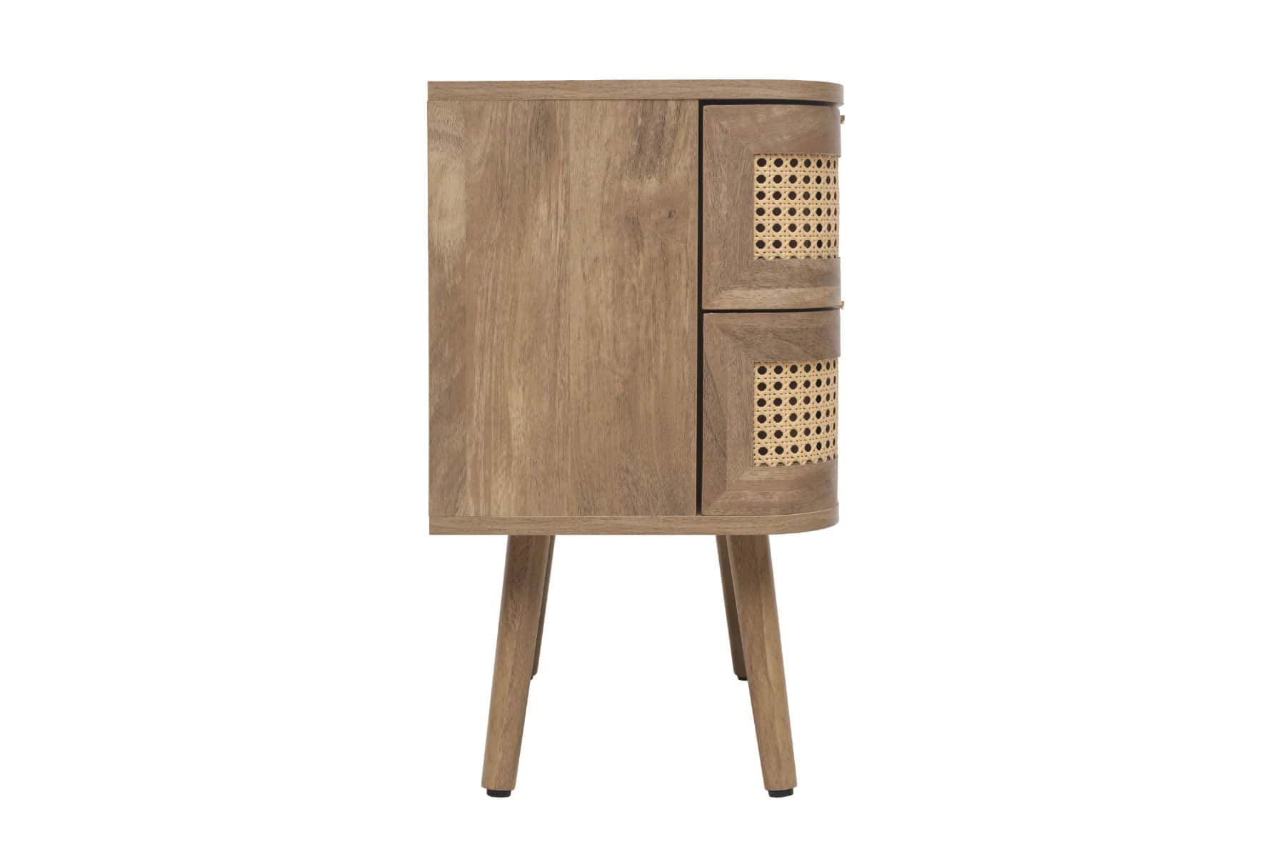 Noah 2 Drawer Bedside - Oak - Image 8