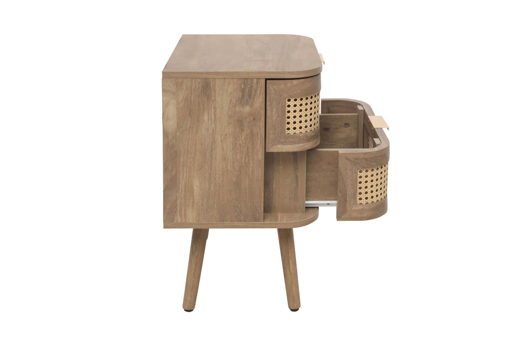 Noah 2 Drawer Bedside - Oak - Image 10