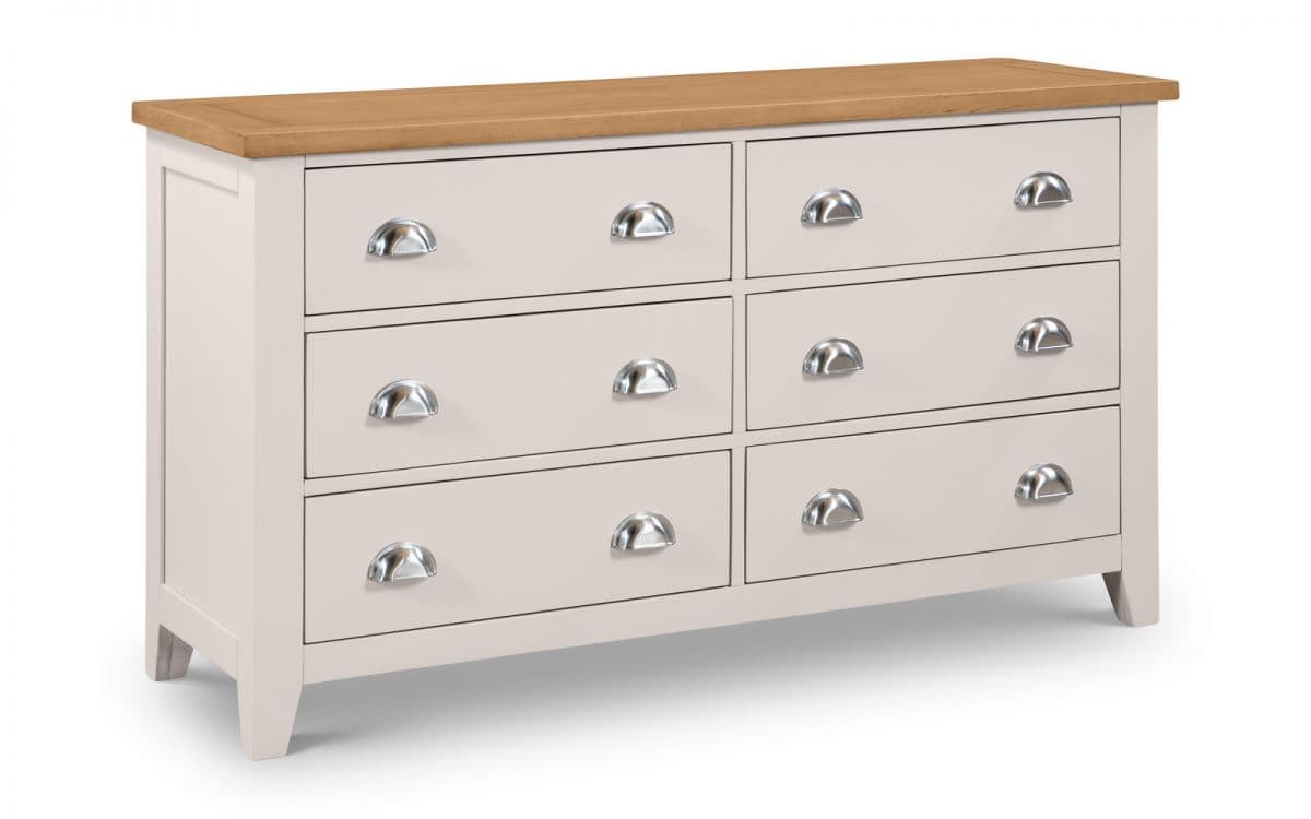 Hayley 6 Drawer Chest - Elephant Grey | Buy Online | Beds.ie