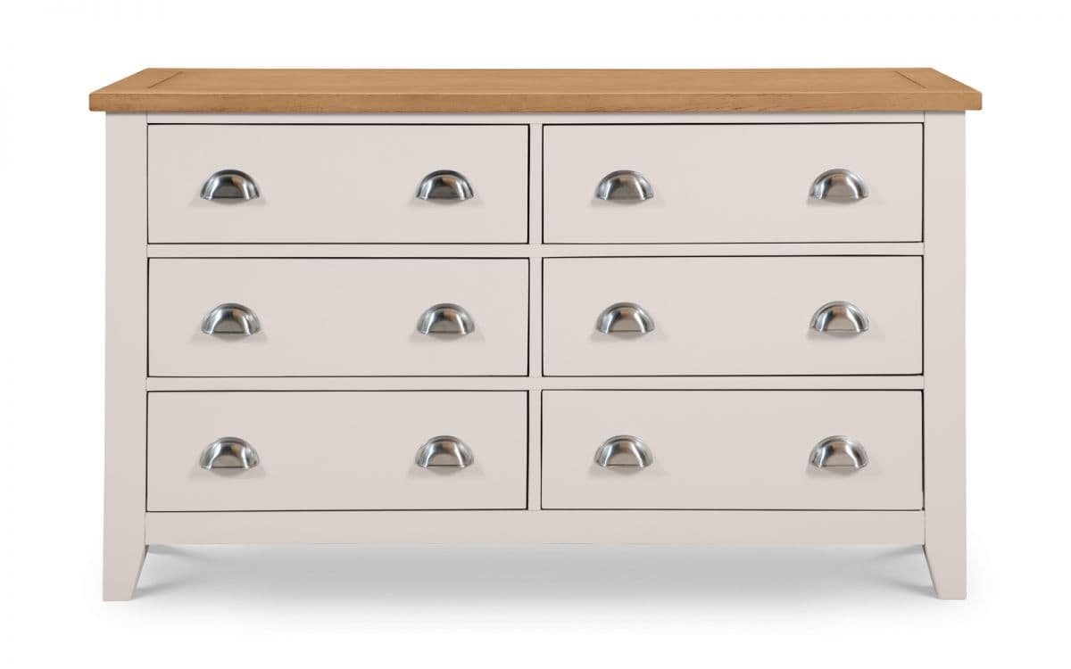 Hayley 6 Drawer Chest - Elephant Grey - Image 2