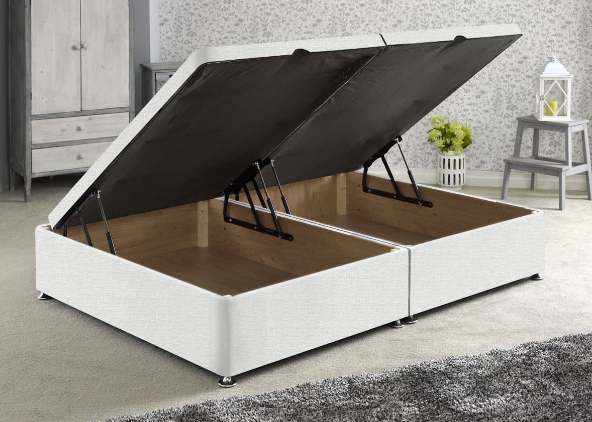 Apollo 6ft White Side Ottoman Base | Buy Online | Beds.ie