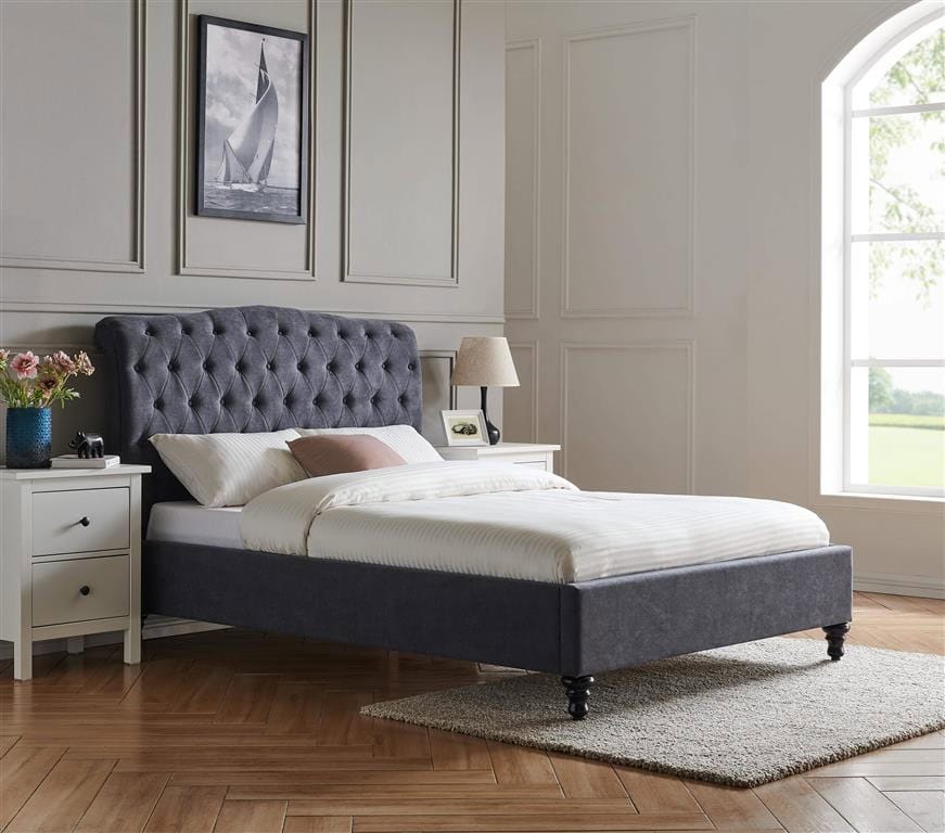 Limelight Rosa 3ft Bedframe - Dark Grey | Buy Online | Beds.ie