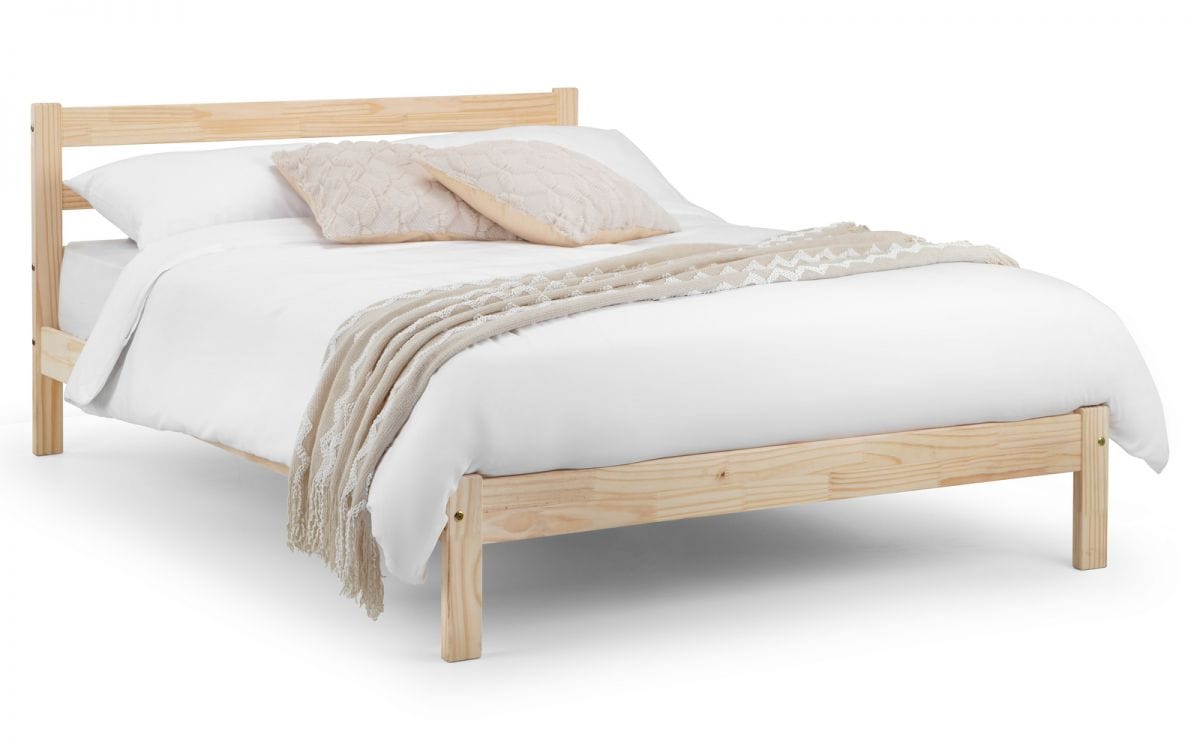 Skye 4ft6 Bedframe - Unfinished Pine - Image 2