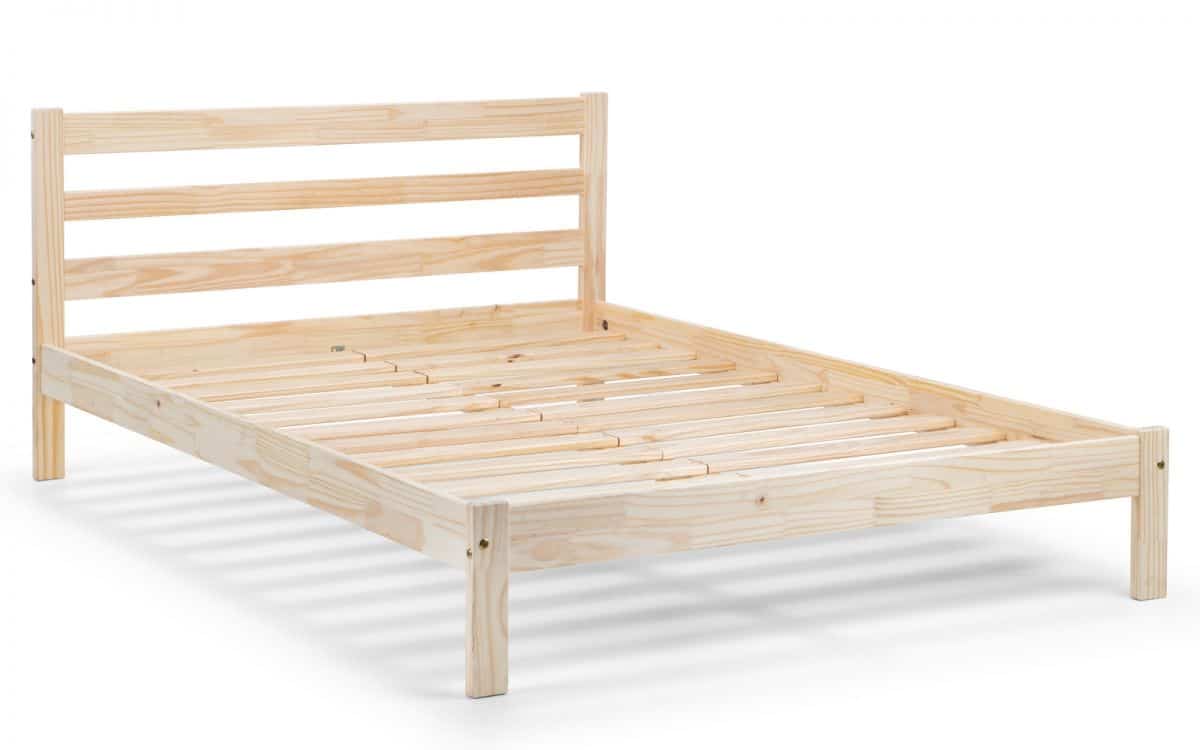 Skye 4ft6 Bedframe - Unfinished Pine - Image 3