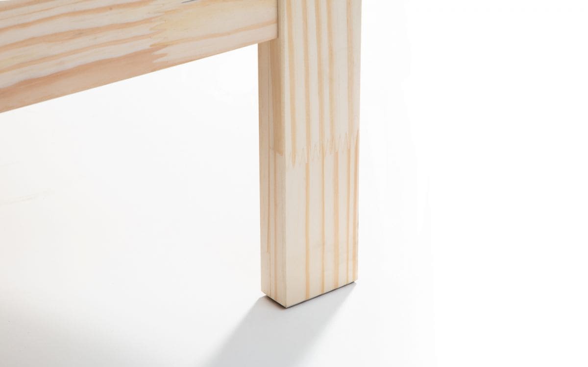Skye 4ft6 Bedframe - Unfinished Pine - Image 5