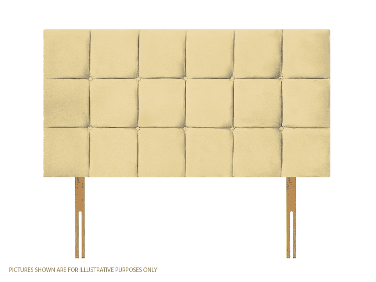 Apollo 2ft6 Croydon Headboard - Velvet Cream | Buy Online | Beds.ie