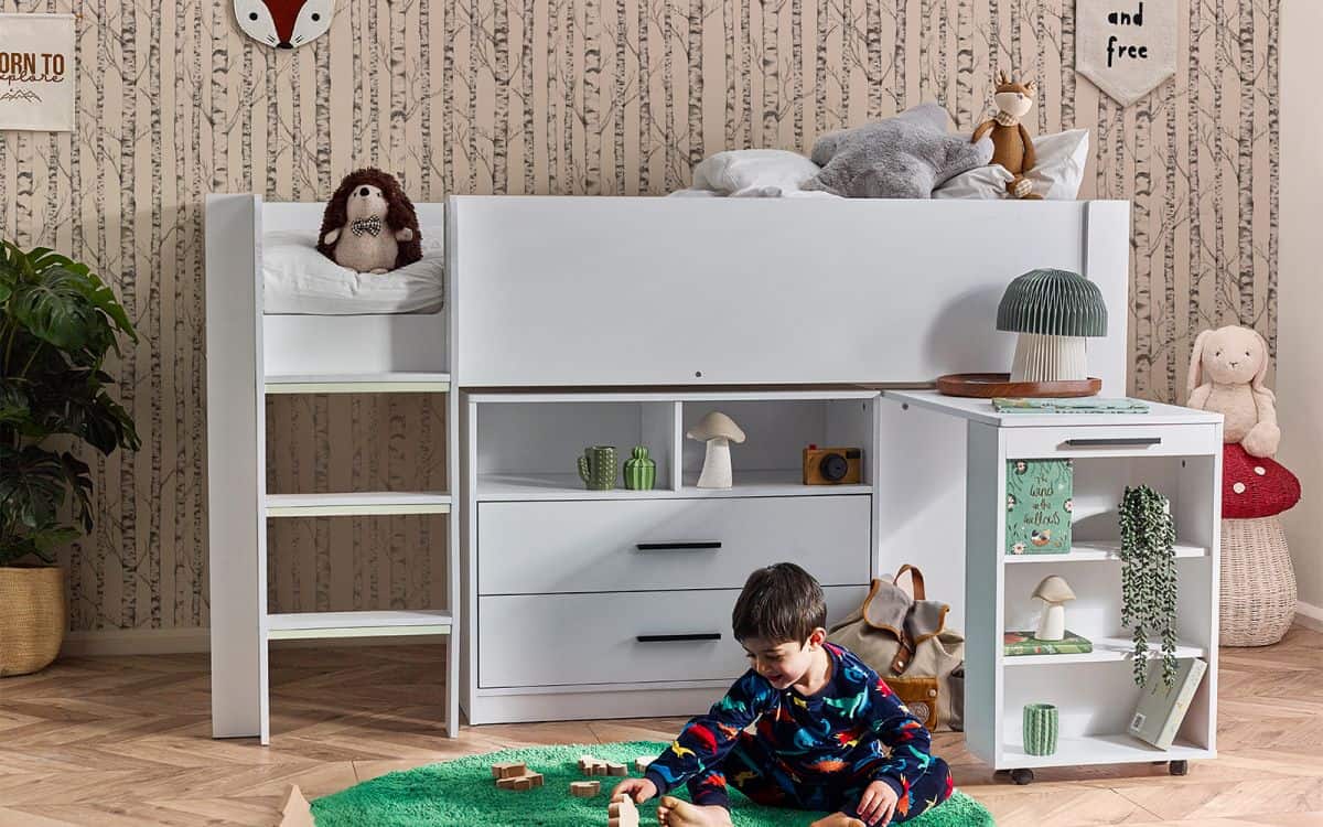 Otilia Midsleeper - All White | Buy Online | Beds.ie