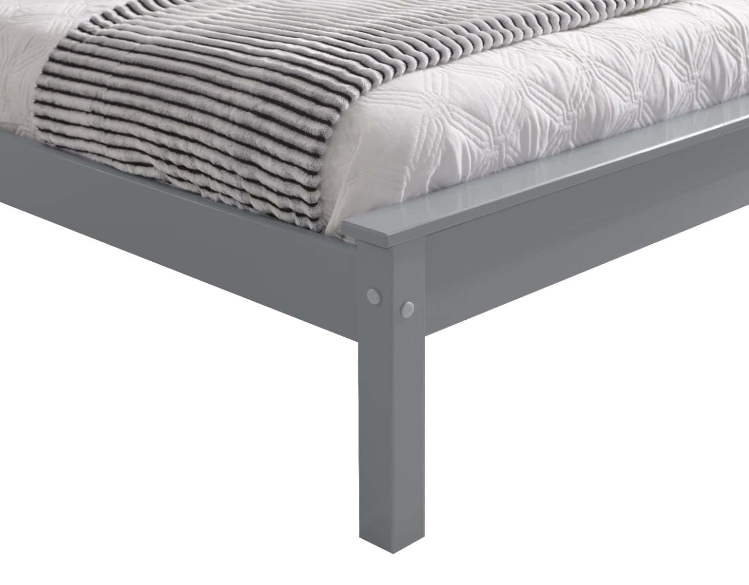 Limelight Taurus Low End 4ft Bedframe - Grey - Image 5