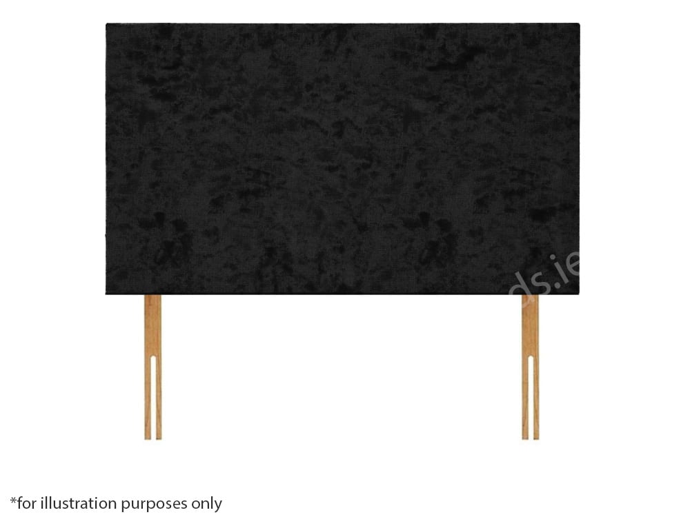 Apollo 3ft6 Bournemouth Headboard - Glitz Black | Buy Online | Beds.ie