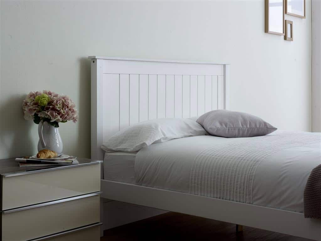 Limelight Taurus High End 4ft6 Bedframe - White - Image 4