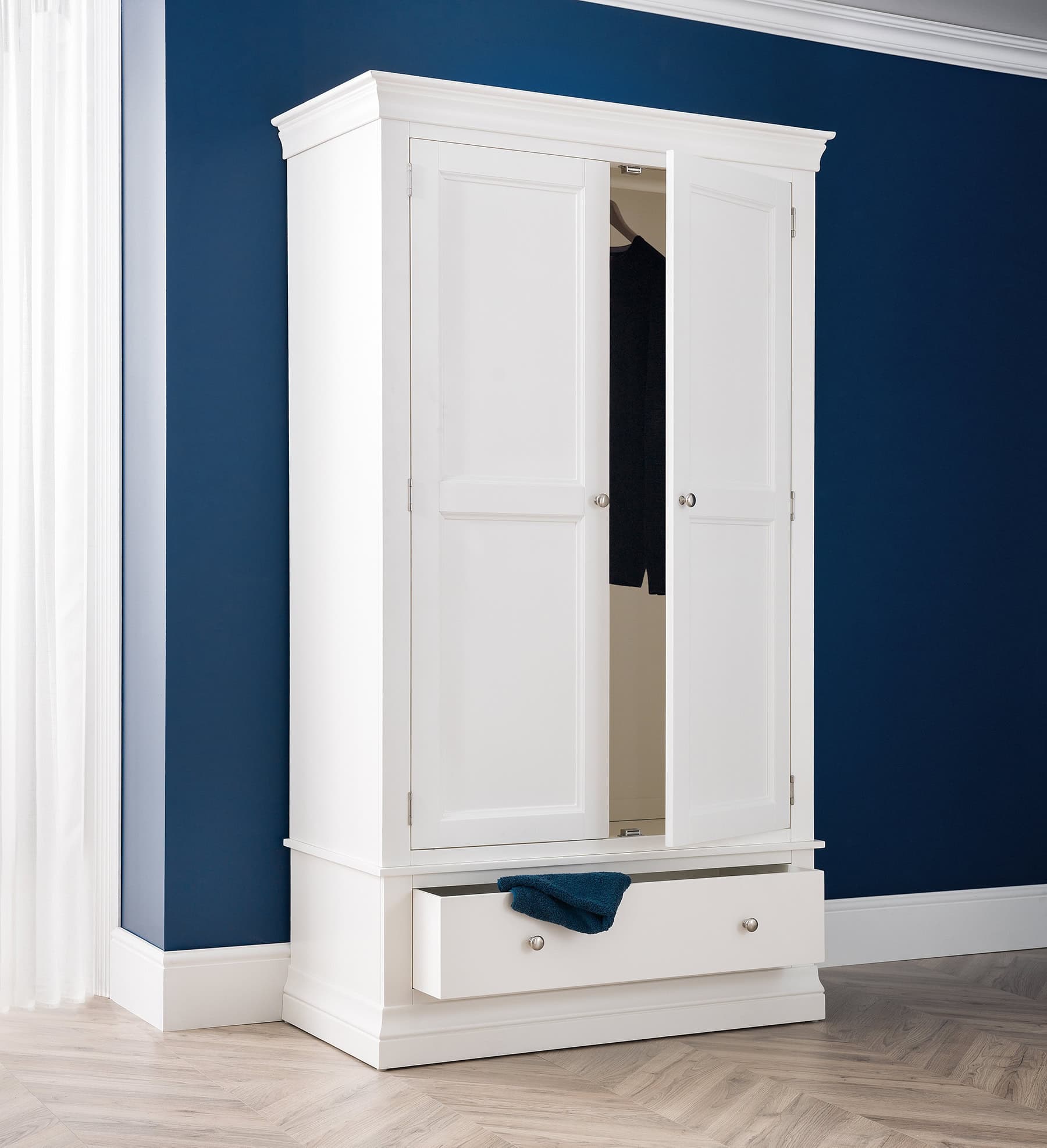Rochelle Wardrobe - White | Buy Online | Beds.ie