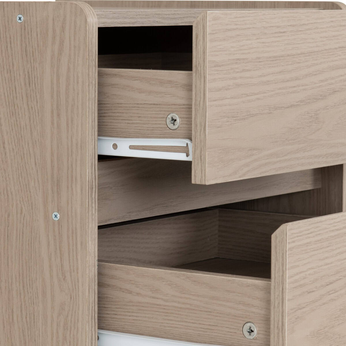 Paris 5 Drawer Chest - Smoked Ash Effect - Image 4