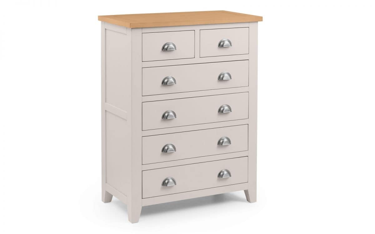 Hayley 4+2 Drawer Chest - Elephant Grey | Buy Online | Beds.ie