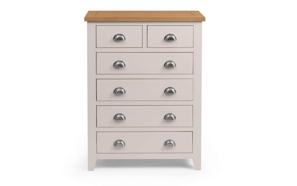 Hayley 4+2 Drawer Chest - Elephant Grey - Image 2