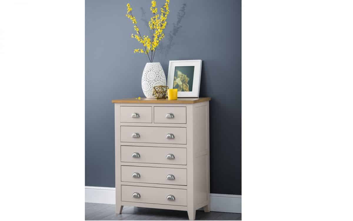 Hayley 4+2 Drawer Chest - Elephant Grey - Image 4
