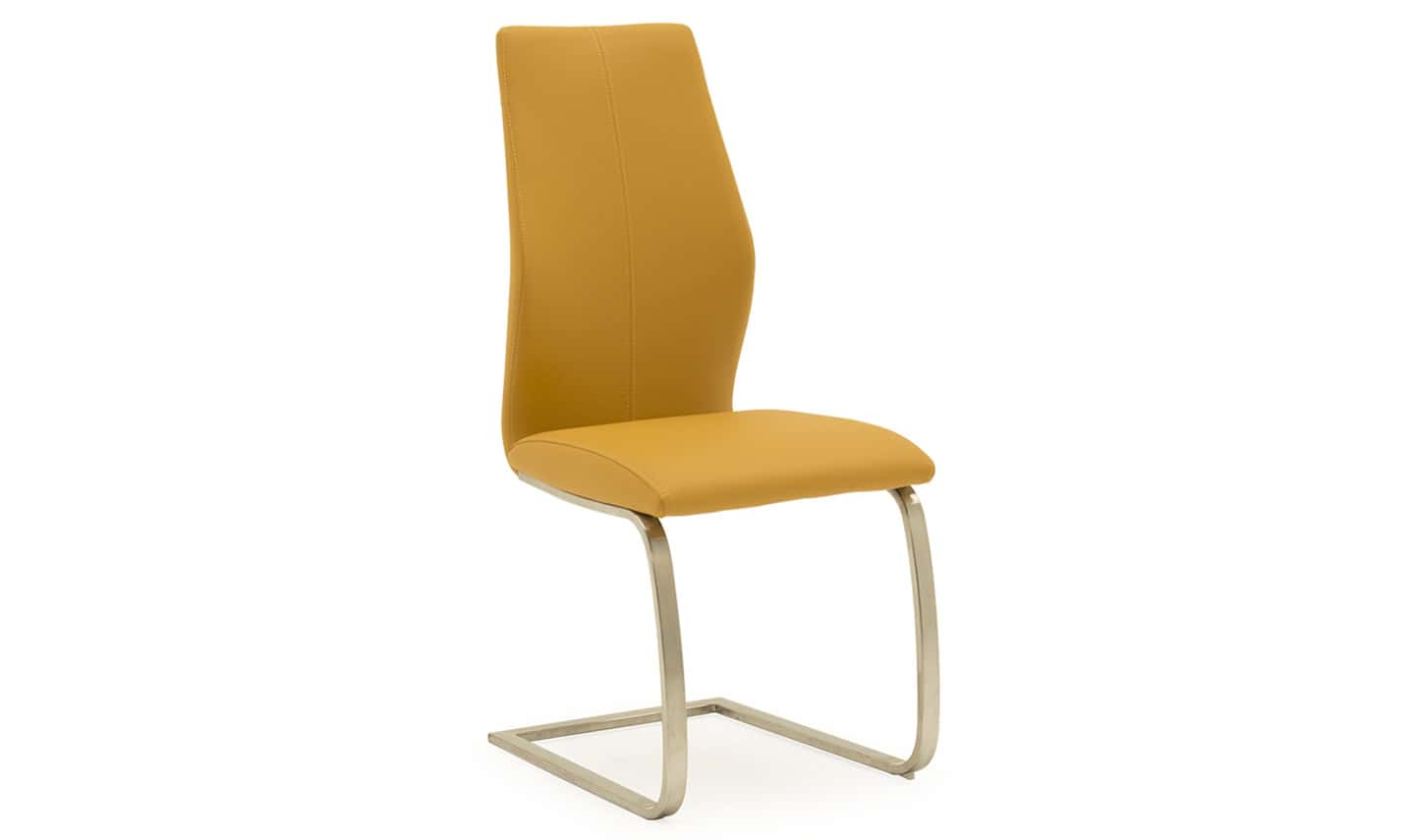 Irma Dining Chair (Pair) - Brushed Steel Pumpkin | Buy Online | Beds.ie