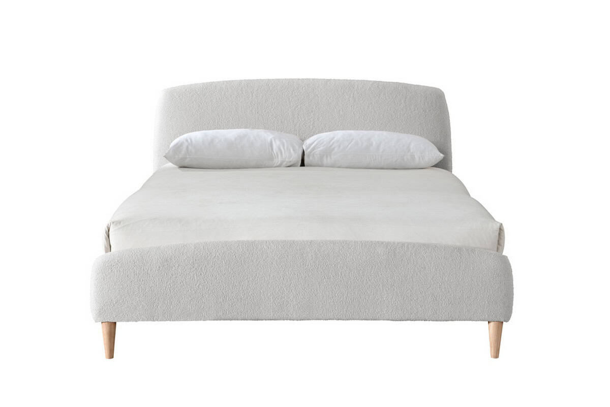 4ft6 Otley Teddy Bear Fabric Bed - Dove Grey - Image 5