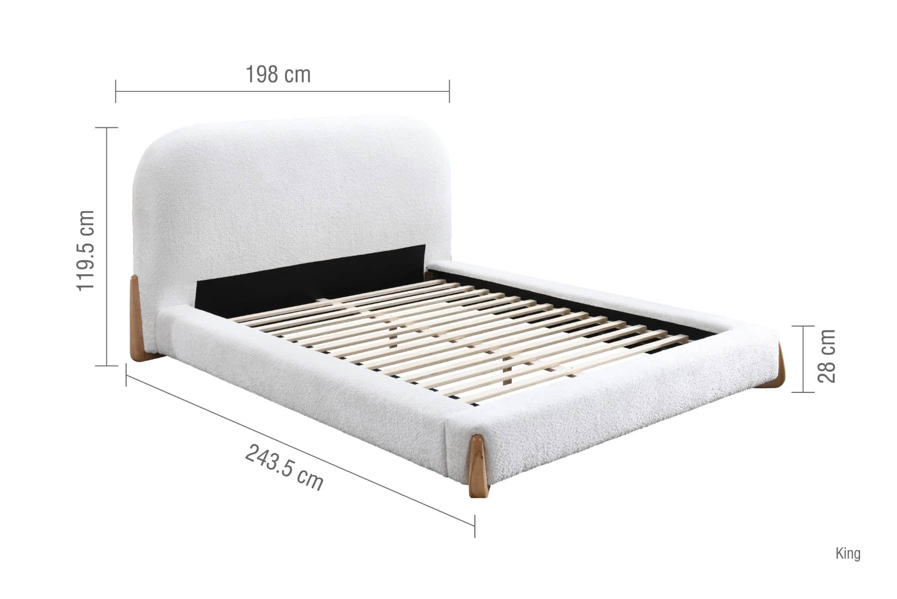 5ft Amalfi Bedframe - Image 12