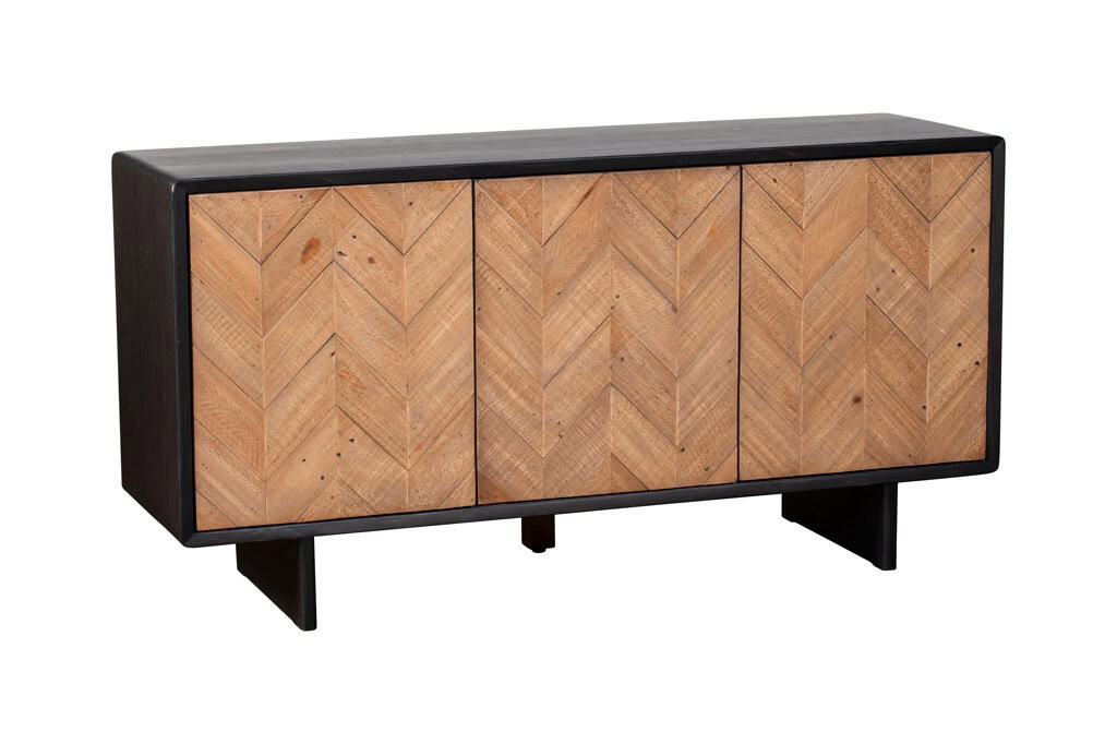 Baker Furniture Franklin 3 Door Sideboard - Chevron | Buy Online | Beds.ie