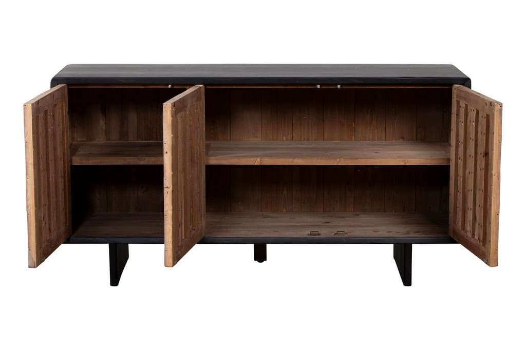 Baker Furniture Franklin 3 Door Sideboard - Chevron - Image 2