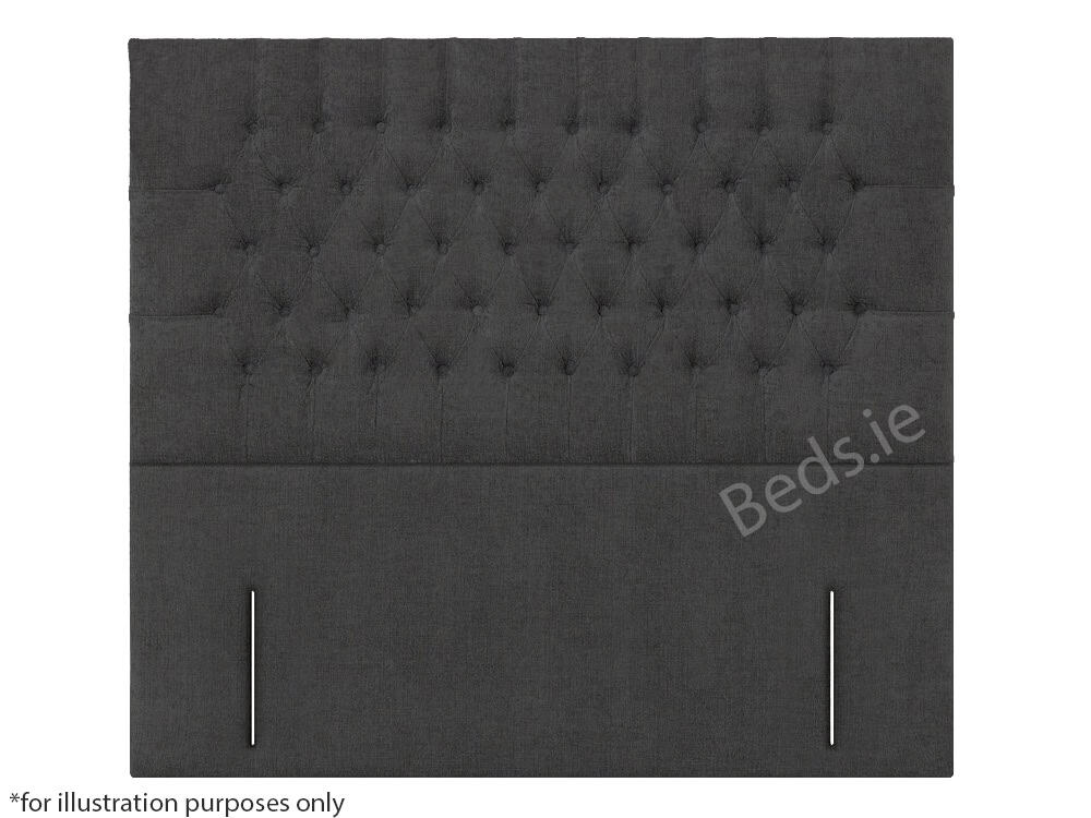 Apollo 2ft6 New York Headboard - Azzure Dark Grey | Buy Online | Beds.ie