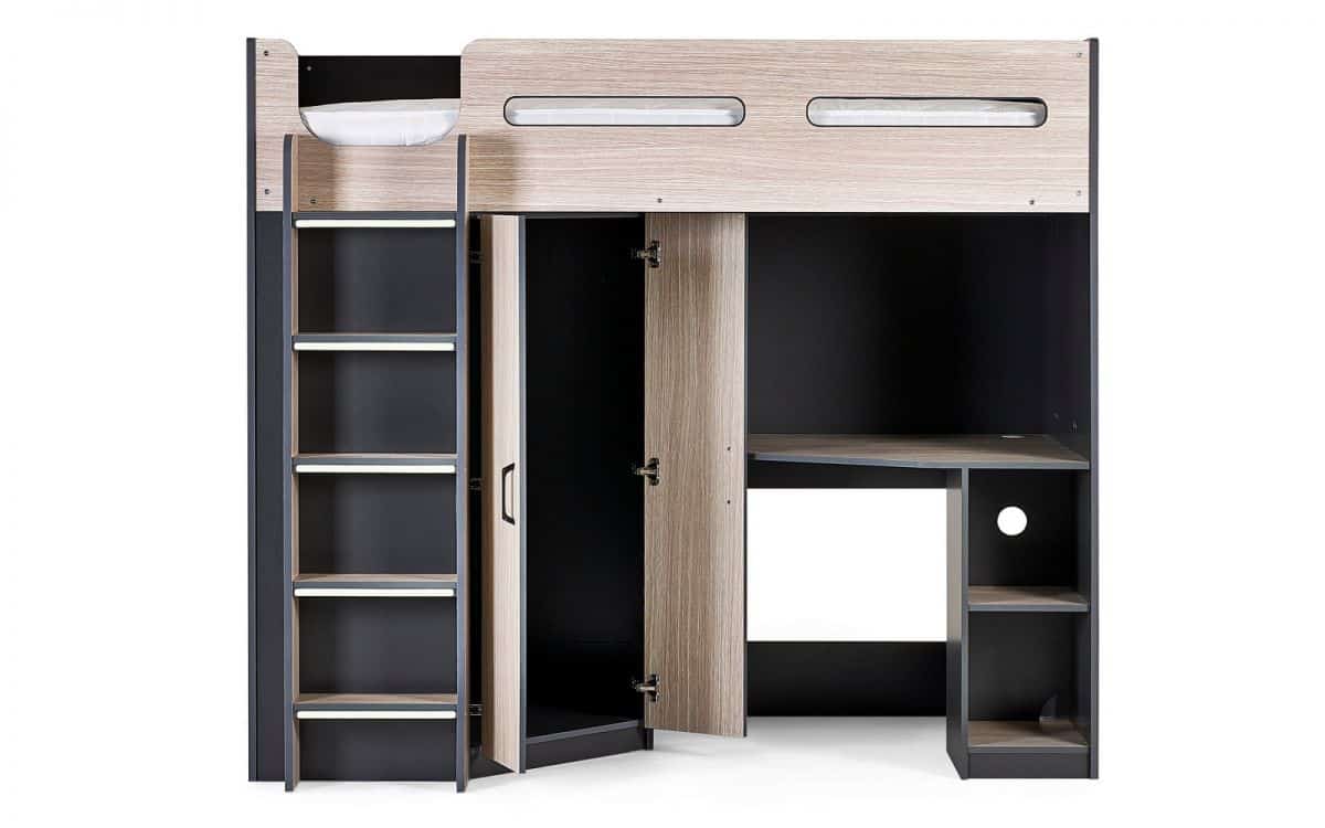 Hermes High Sleeper - Anthracite & Wood Grain - Image 4