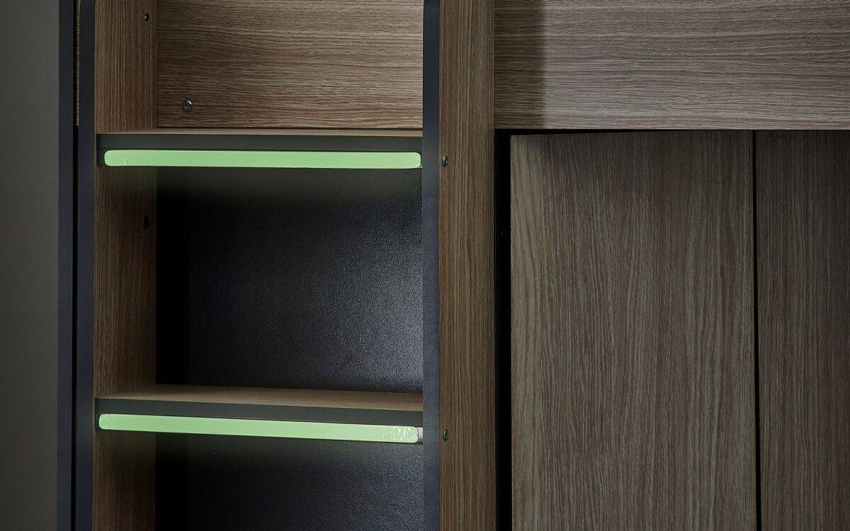 Hermes High Sleeper - Anthracite & Wood Grain - Image 5