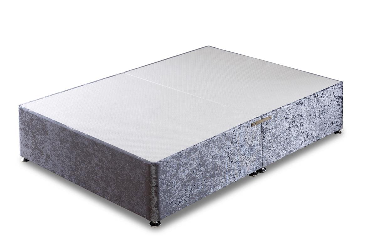 Apollo 6ft Glitz Grey Divan Base | Buy Online | Beds.ie