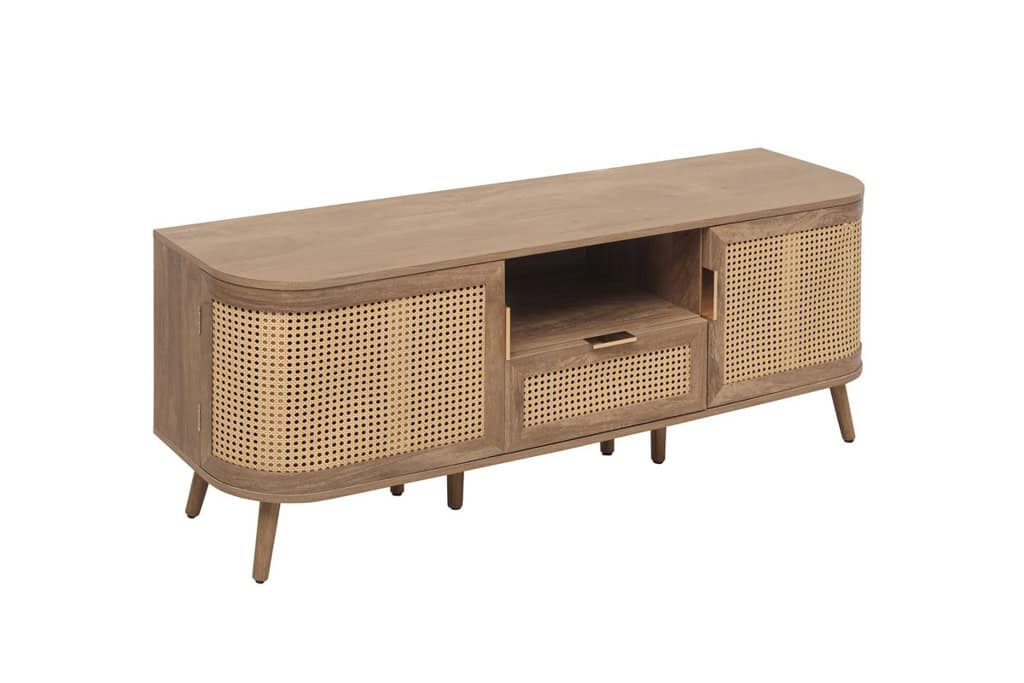 Noah 2 Door 1 Drawer TV Unit - Oak - Image 8