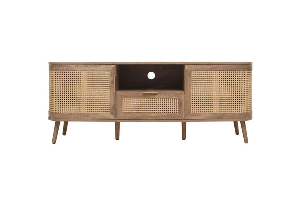 Noah 2 Door 1 Drawer TV Unit - Oak - Image 9