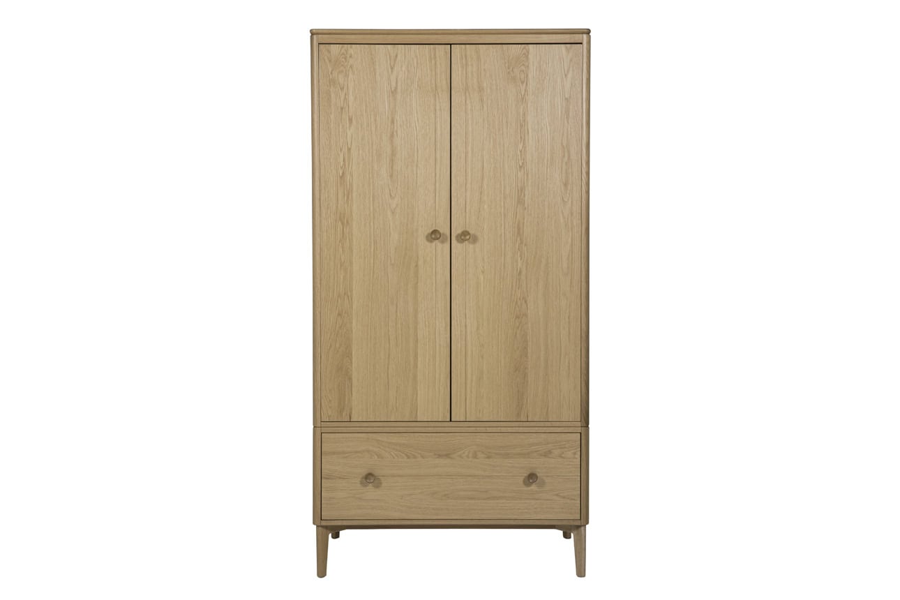 Hadley 2 Door Wardrobe - Oak Natural | Buy Online | Beds.ie