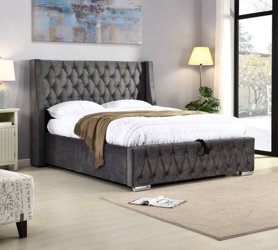Jersey 6ft Bedframe - Grey | Buy Online | Beds.ie