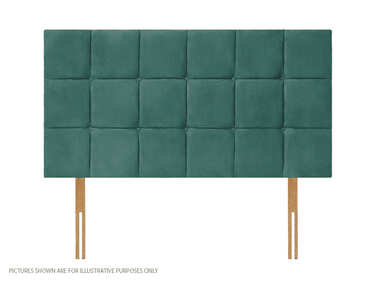 Apollo 2ft6 Croydon Headboard - Velvet Turquoise | Buy Online | Beds.ie