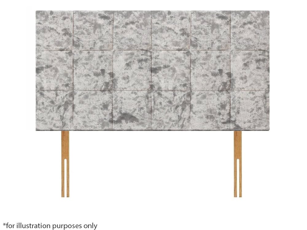 Apollo 2ft6 Croydon Headboard - Glitz Silver | Buy Online | Beds.ie
