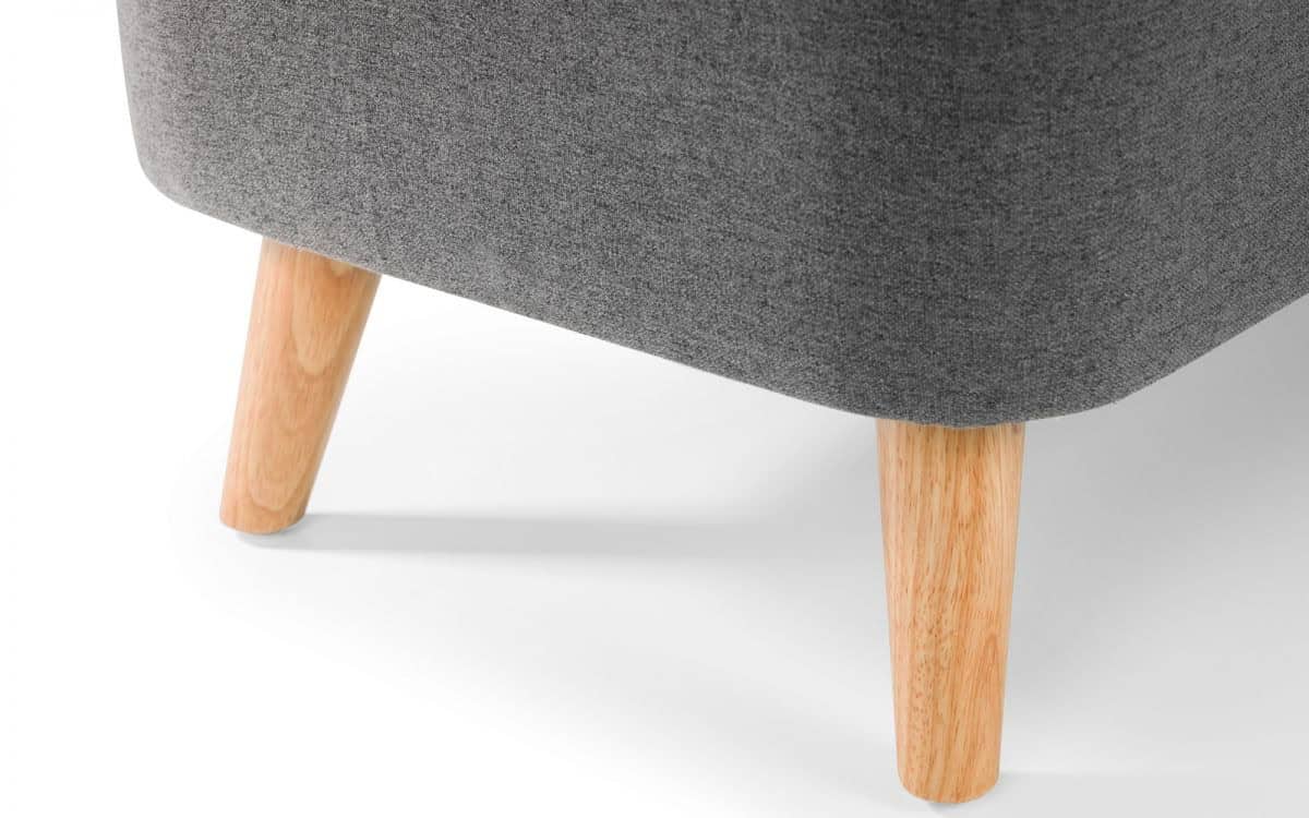 Helga Storage Bench - Grey Linen - Image 3