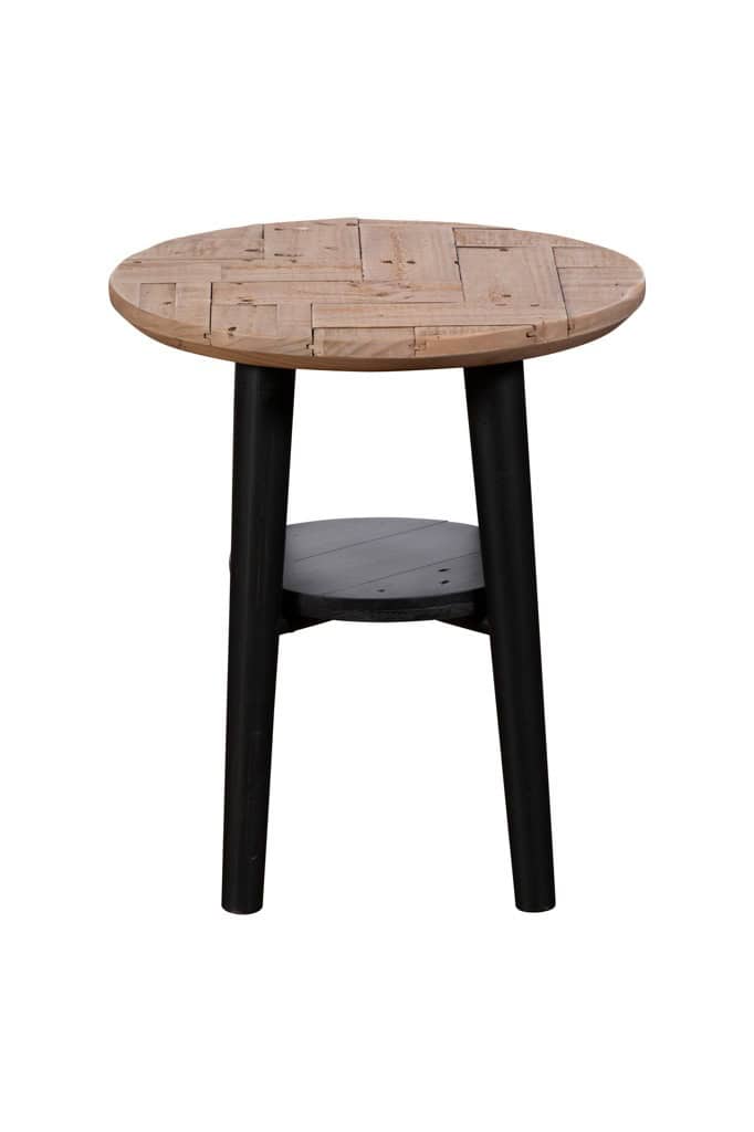 Baker Furniture Franklin Lamp Table - Chevron - Image 2
