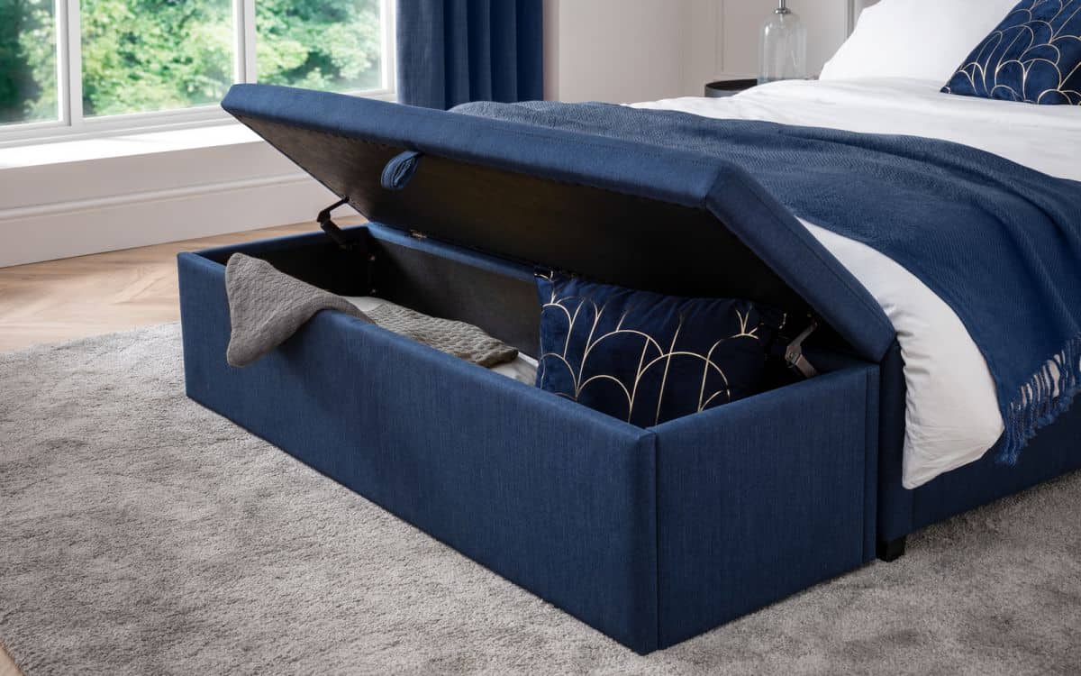 Vomero Blanket Box - Blue | Buy Online | Beds.ie