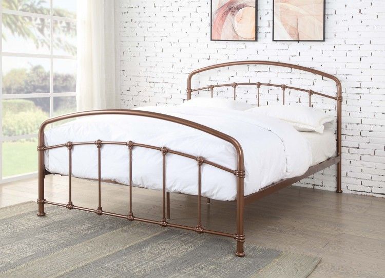 Flintshire 4ft6 Mostyn Bedframe - Shining Rose | Buy Online | Beds.ie