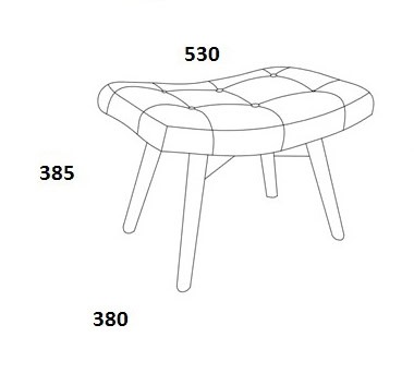 Sloane Patched Fabric Armchair - Image 11