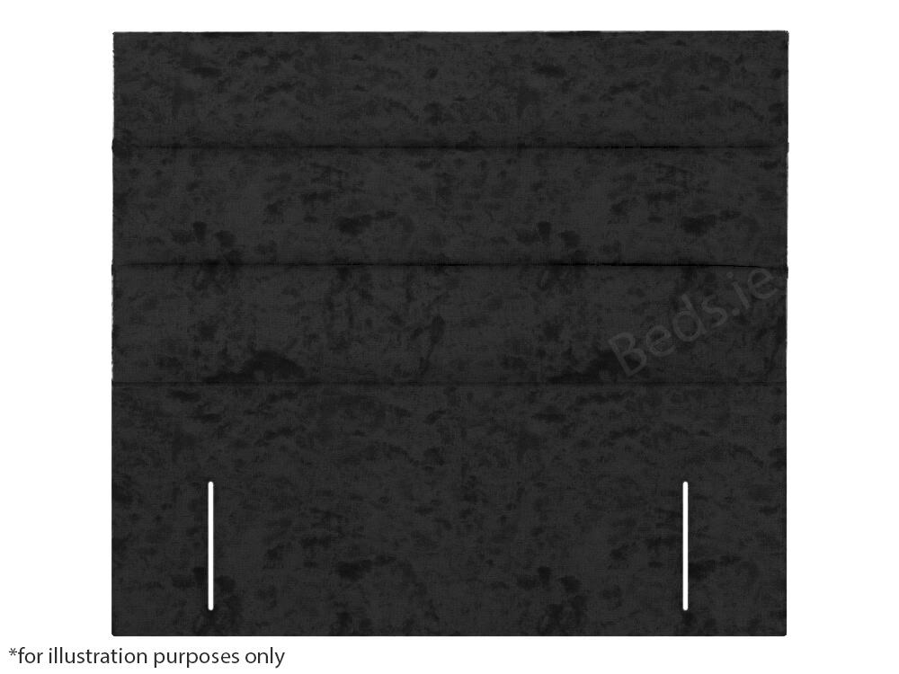 Apollo 3ft6 Paris Headboard - Glitz Black | Buy Online | Beds.ie