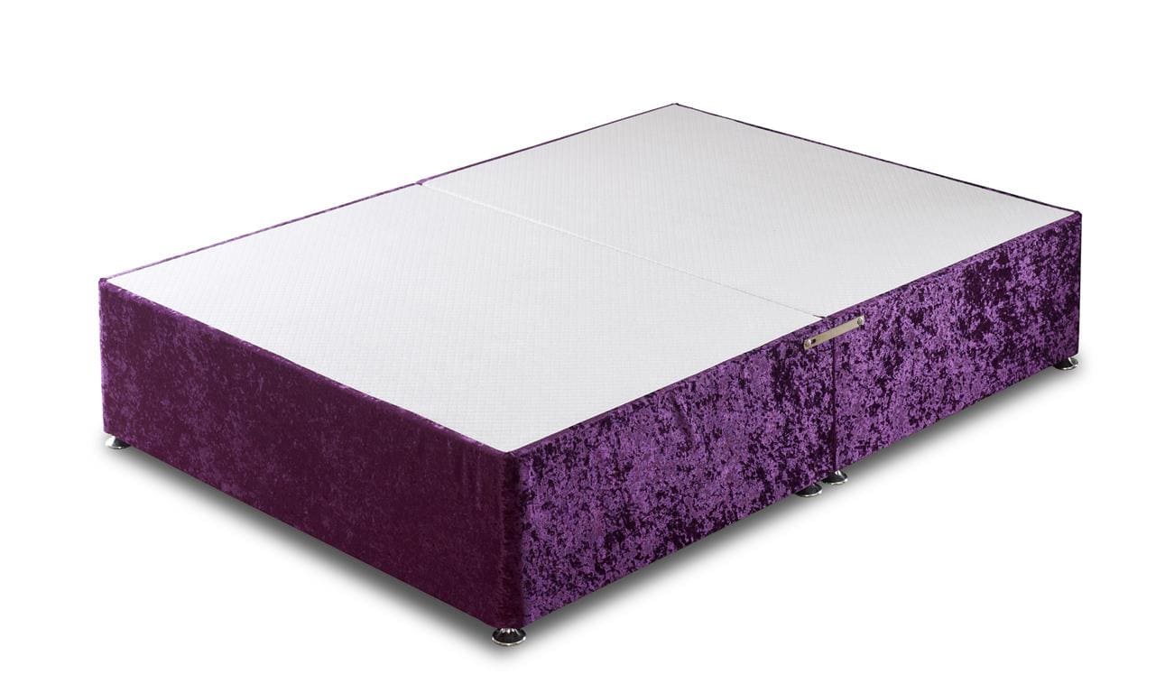 Apollo 6ft Glitz Purple Divan Base | Buy Online | Beds.ie