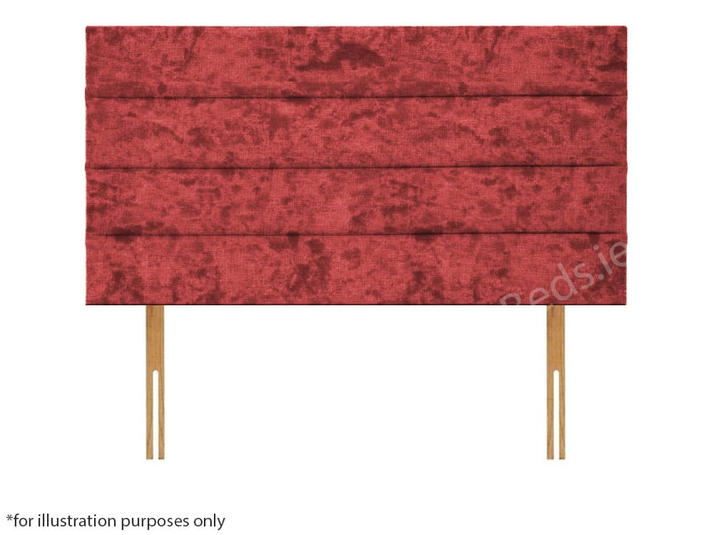 Apollo 2ft6 Dundee Headboard - Glitz Red | Buy Online | Beds.ie
