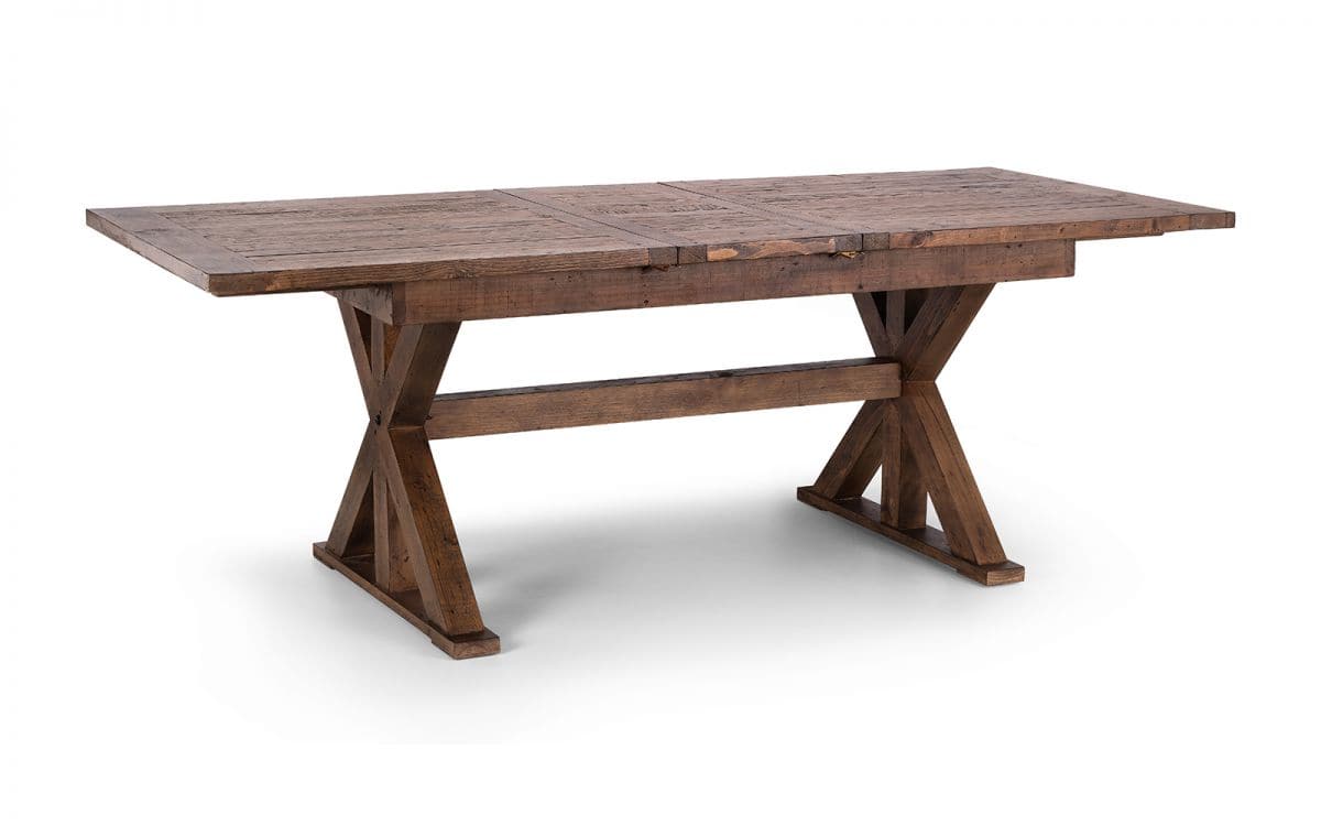 Challan Extending Table - Reclaimed Pine | Buy Online | Beds.ie