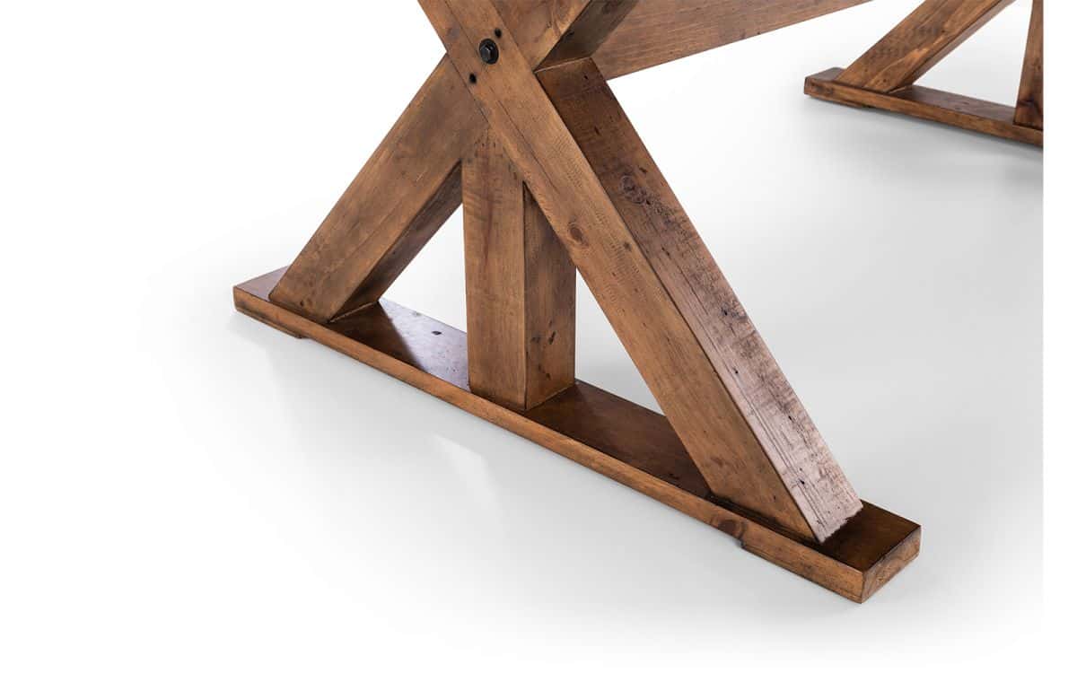 Challan Extending Table - Reclaimed Pine - Image 8